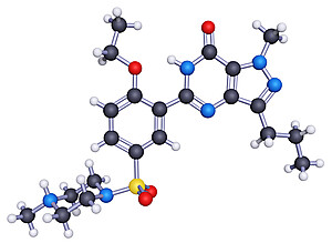 Struktur des Viagra-Moleküls