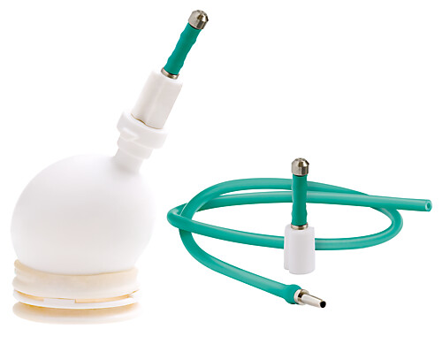 Fissaggio del glande PeniMaster PRO con tubo flessibile di prolunga e valvola del tubo flessibile